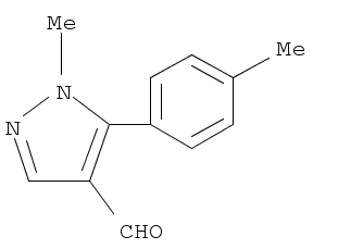 1H-Pyrazole-4-carboxaldehyde, 1-methyl-5-(4-methylphenyl)-                                                                                                                                              